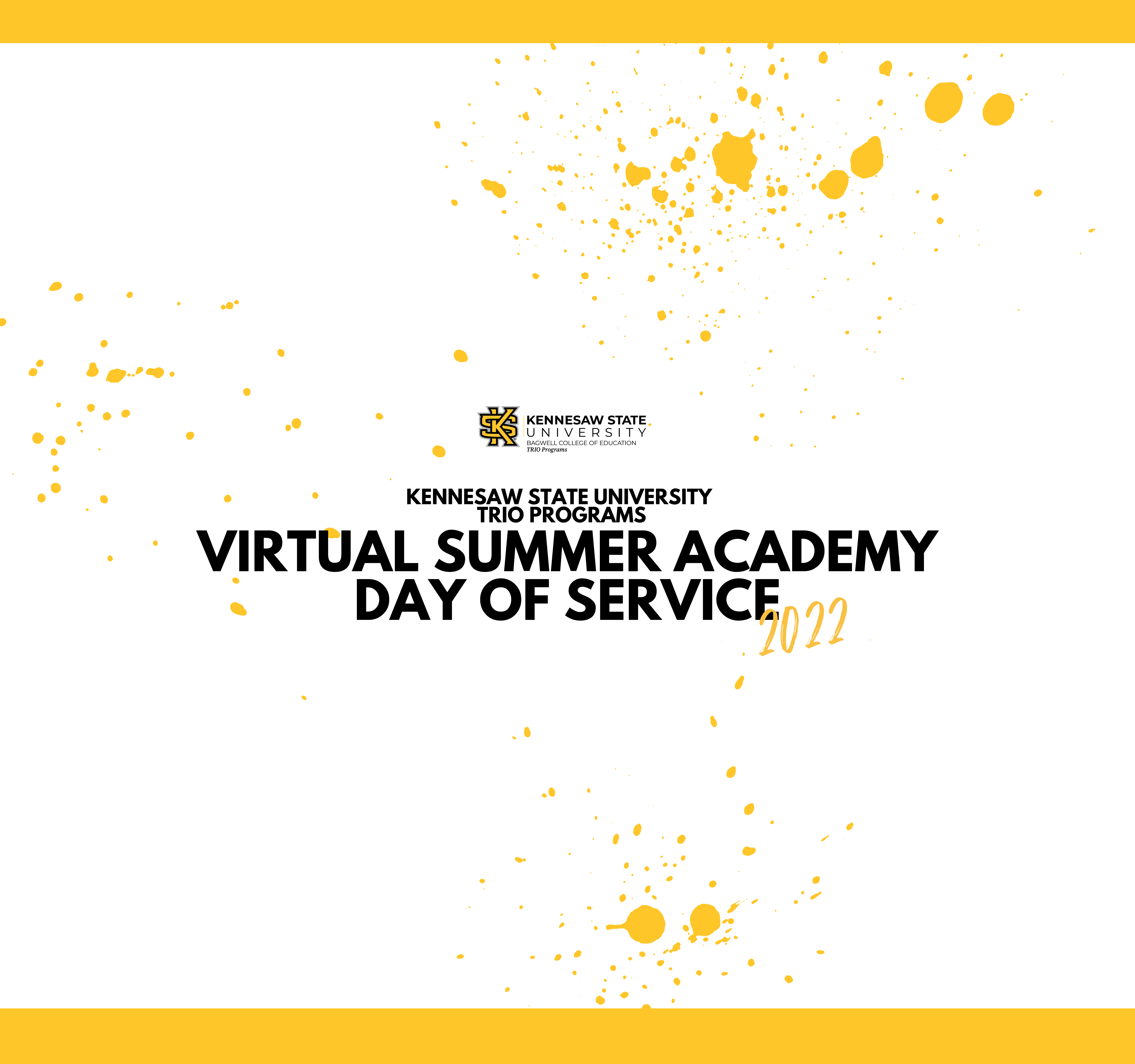 KSU TRIO Virtual Academy Day of Service 2022 Photo Book