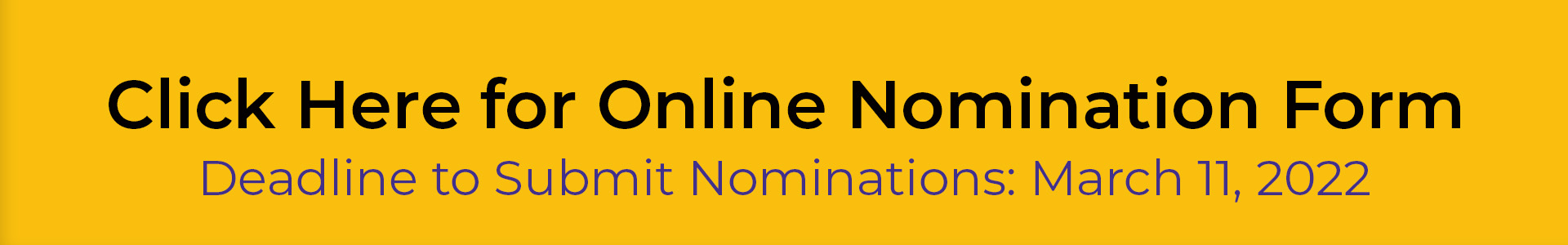 Click Here for Online Nomination Form