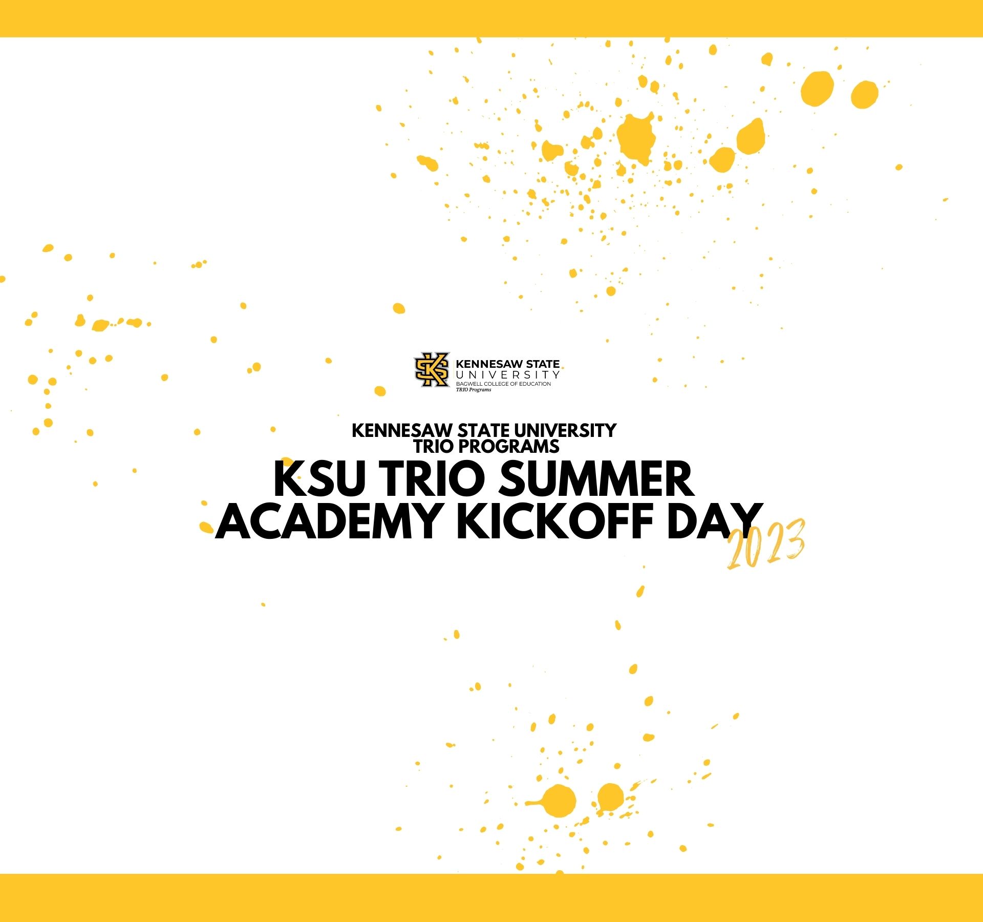KSU TRIO Summer Academy Kickoff 2023 Photo Book