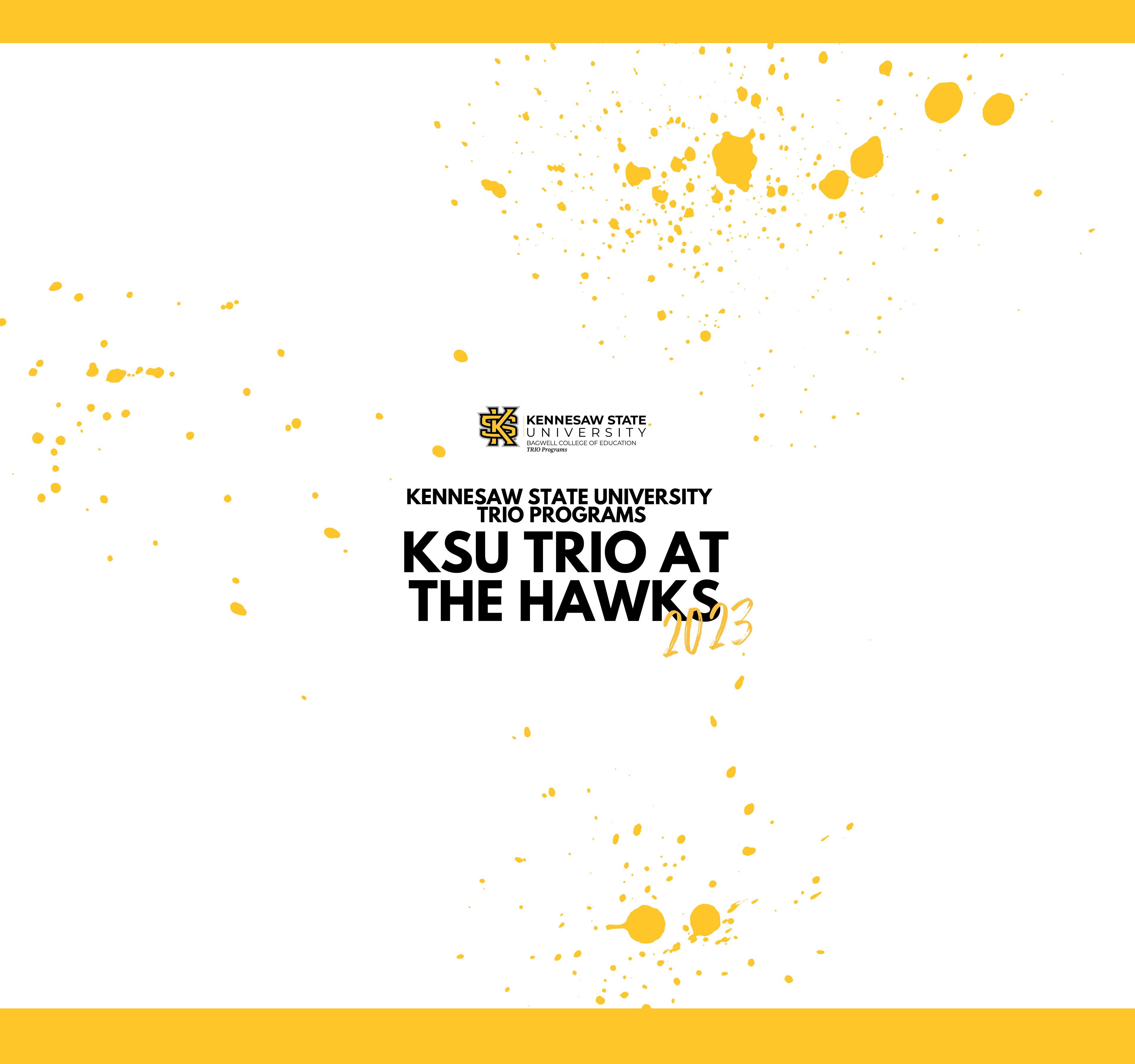 KSU TRIO at the Hawks 2023 Photo Book